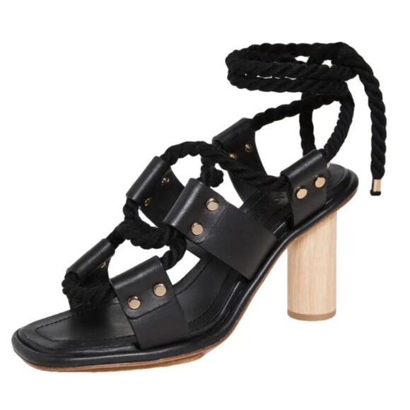 Ulla Johnson Elvie Rope High Heel - Picture 1 of 5